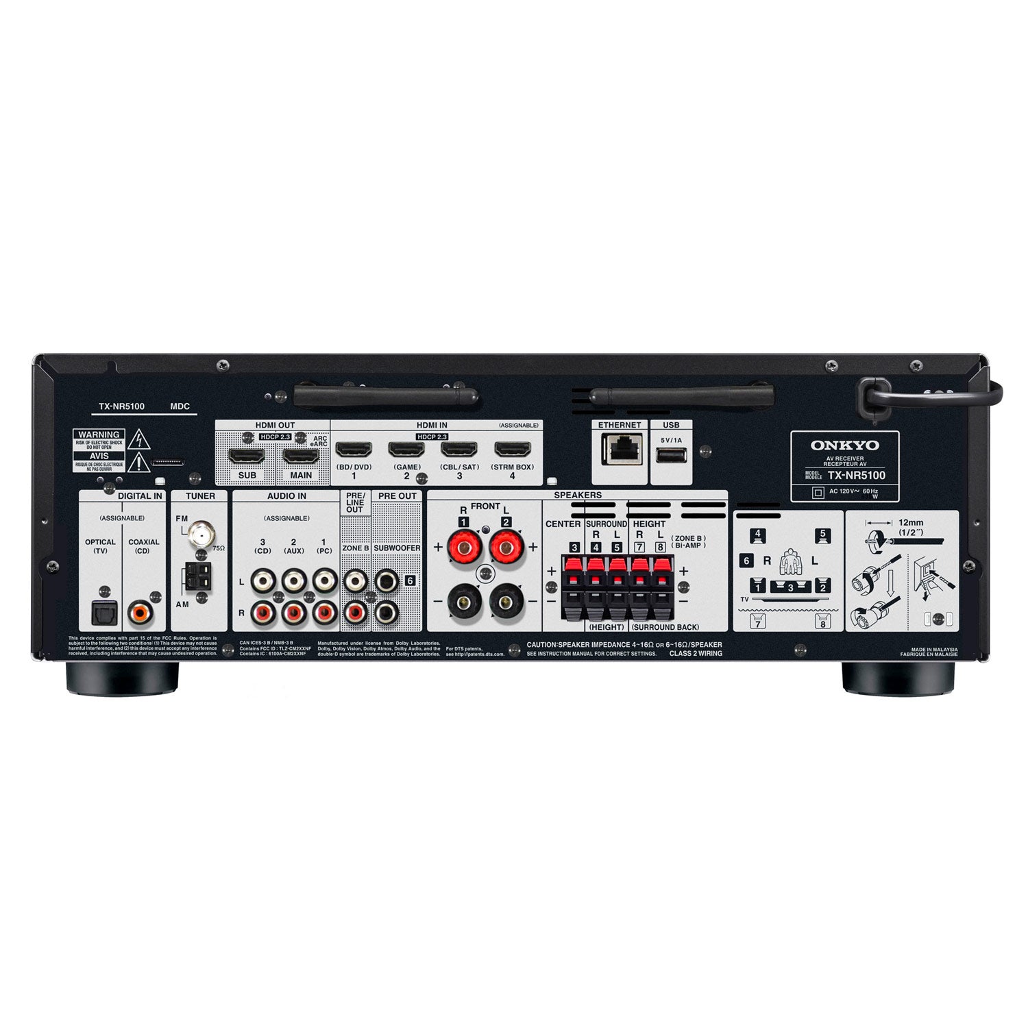 TX-NR5100 7.2-Channel 8K AV Receiver