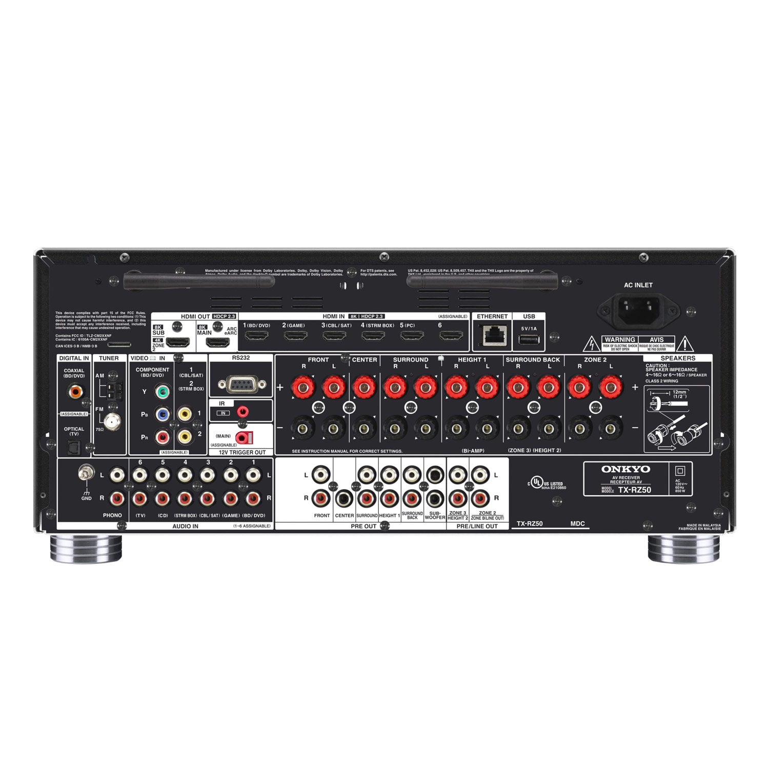 TX-RZ50 9.2-Channel THX Certified AV Receiver