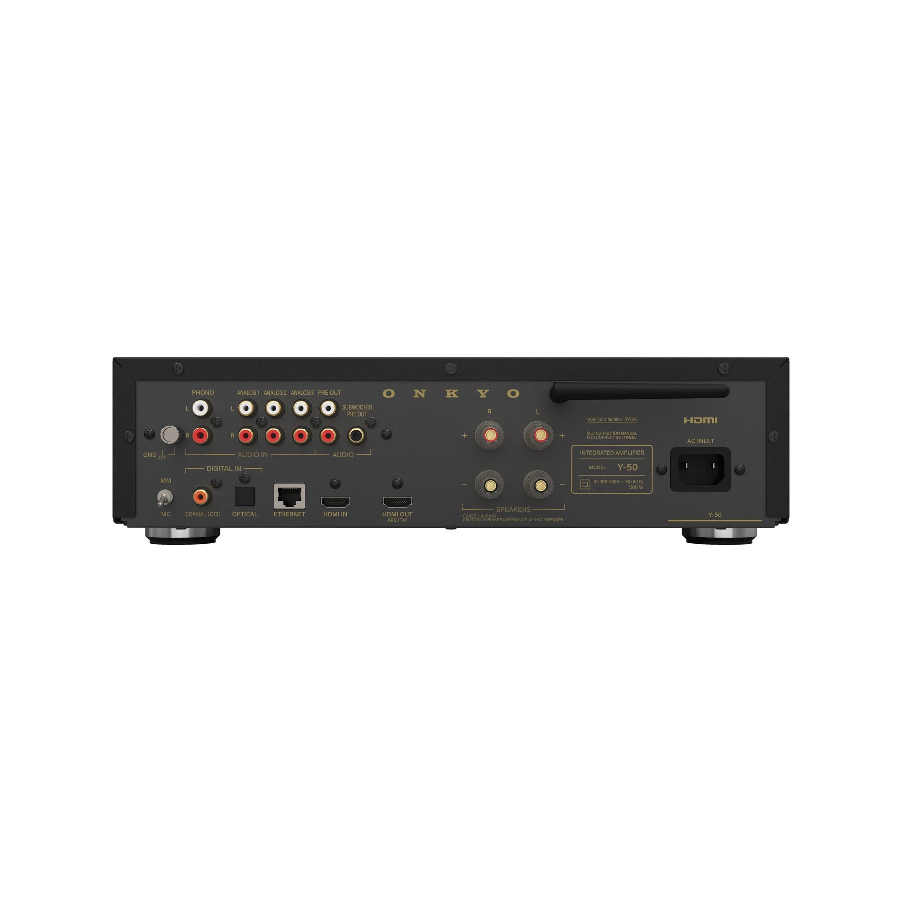 Muse Y-50 Network Streamer & Integrated High-Power Amplifier